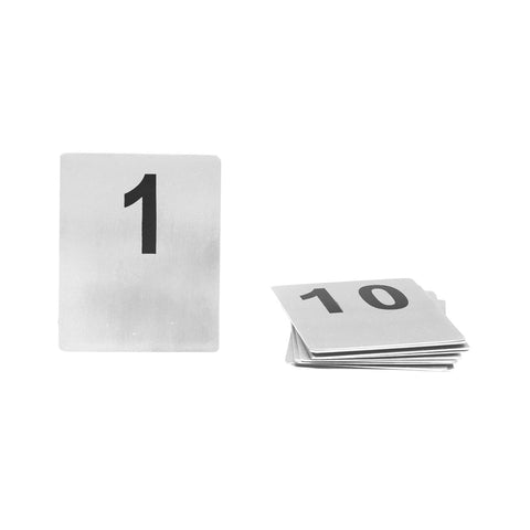 57620 Flat Table Numbers Set Flat Table Numbers Set 11-20 80x100mm