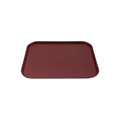 69018-BU Trays & Platters Caterrax Fast Food Tray Burgundy 350x450mm