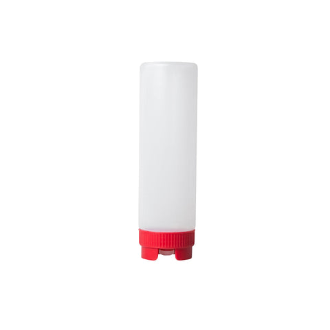 69724-R Criko Sauce Bottles Sauce Bottle w/ Red Lid 720ml