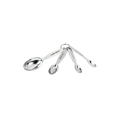 70328 Measuring Cups, Jugs & Spoons Oval Measuring Spoon Set 4 Piece