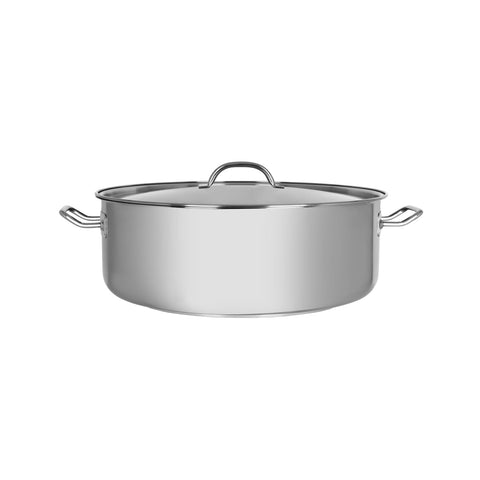 70476 Chef Inox Elite Casserole w/ Lid 400x145mm / 18lt