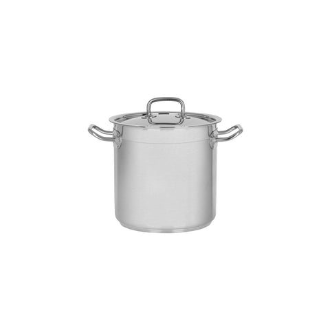 73210 Chef Inox Professional Stockpot w/ Lid 200x200mm / 6.25lt