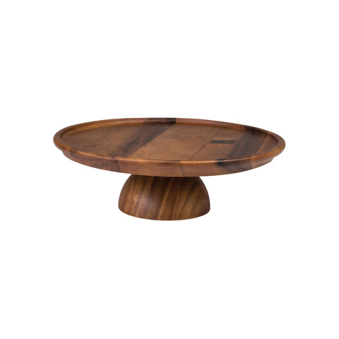 74110 Buffetware Moda Brooklyn Acacia Wood Cake Stand 305x110mm