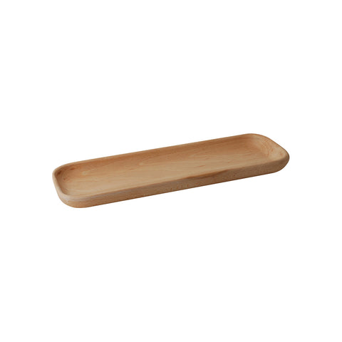 74870 Wooden Servingware Moda Dorf Rectangular Wooden Tray Beechwood 325x120x22mm