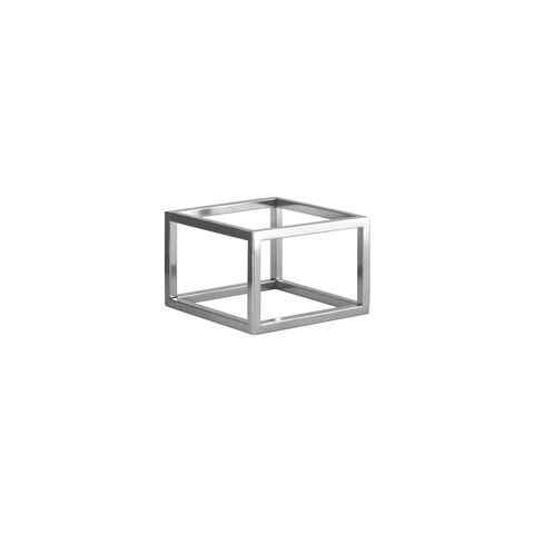74972 Buffet Risers Athena Buffet Riser Stainless Steel 120x120x80mm