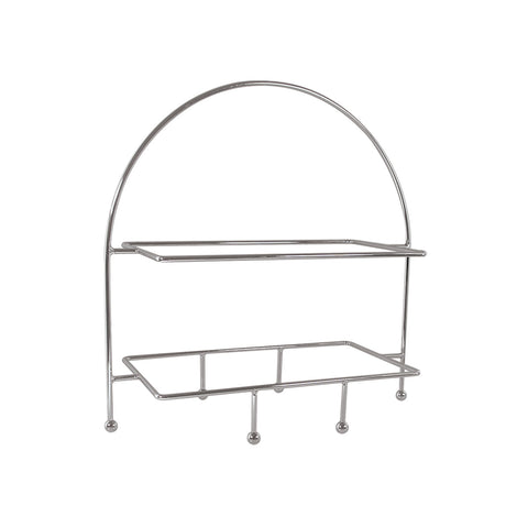 76260 Platter Stands Trenton Rectangular 2-Tier Platter Stand 515mm