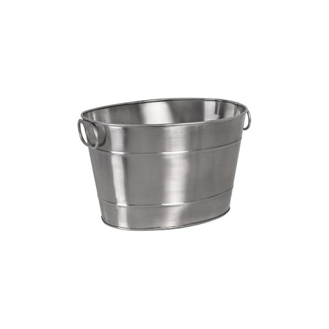 76620 Moda Beverage Tubs, Buckets & Drip Trays Brooklyn Oval Beverage Tub Satin Finish Stainless Steel 360x270x220mm
