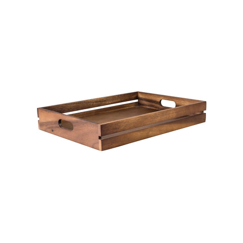 76762 Buffetware Moda Brooklyn Acacia Wood Serving Tray 450x320x70mm