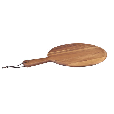 76801 Moda Artisian Wooden Servingware Round Paddle Board 300x430mm