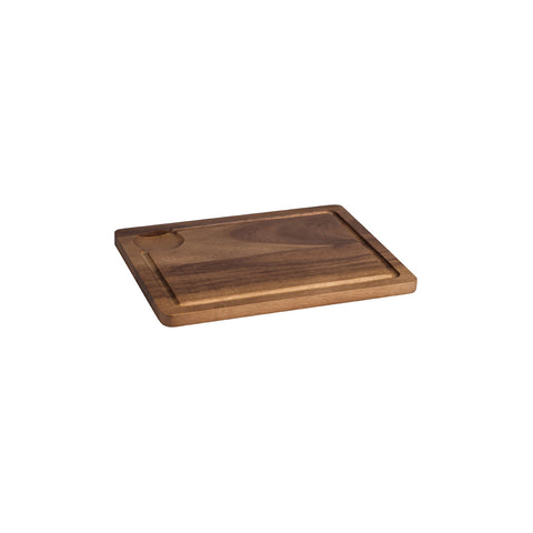 76808 Moda Artisian Wooden Servingware Presentation Board w/ Groove 300x230mm