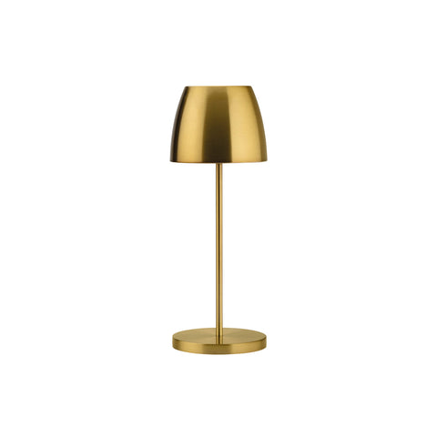 769103 Utopia Illumina LED Table Lamp Monteserrat Gold Cordless Lamp 300x110mm