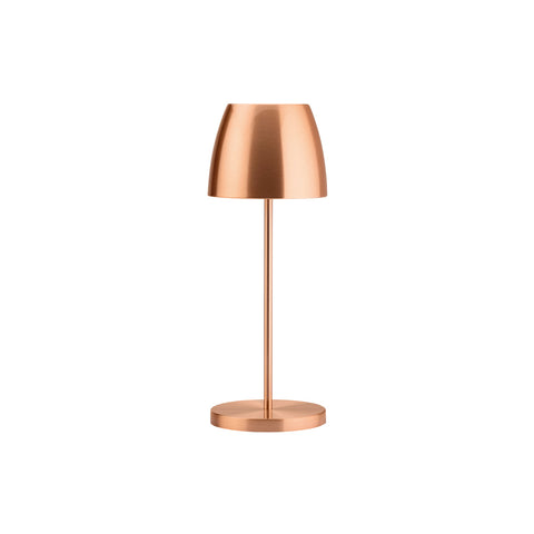 769104 Utopia Illumina LED Table Lamp Monteserrat Copper Cordless Lamp 300x110mm