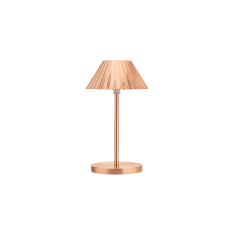 769204 Utopia Illumina LED Table Lamp Aruba Copper Cordless Lamp 230x130mm