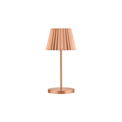 769234 Utopia Illumina LED Table Lamp Dominica Copper Cordless Lamp 260x120mm