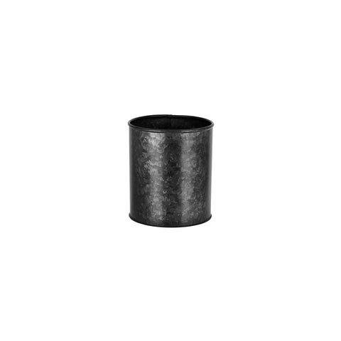 78776 Chef Inox Coney Island Pot Black Galvanised 120x40mm