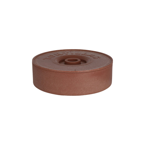 78798 Chef Inox Coney Island Round Tortilla Warmer Brown w/ Lid 275x68mm