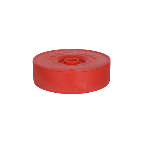 78799 Chef Inox Coney Island Round Tortilla Warmer Red w/ Lid 275x68mm