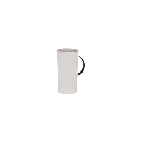 78800 Chef Inox Coney Island Crème Water Pitcher with Leather Handle 1740ml