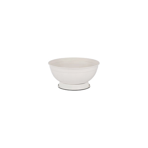 78820 Chef Inox Coney Island Crème Round Footed Serving Bowl 250x120mm