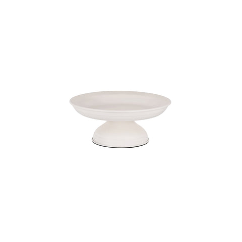 78825 Chef Inox Coney Island Crème Round Coupe Footed Server 300x130mm