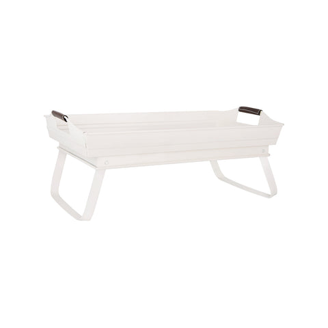78836 Chef Inox Coney Island Crème Rectangular Tray with Handles 480x310x185mm