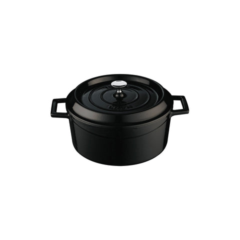 799024-BK Round Casserole Round Casserole Black Cast Iron 115x240mm / 4.5Lt