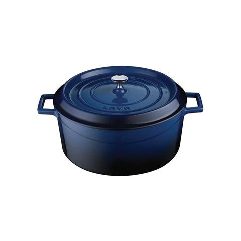 799028-BL Round Casserole Round Casserole Blue Cast Iron 125x280mm / 6.7Lt