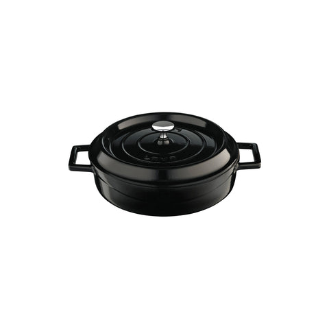 799224-BK Low Round Casserole Low Round Casserole Black Cast Iron 240mm / 2.4Lt