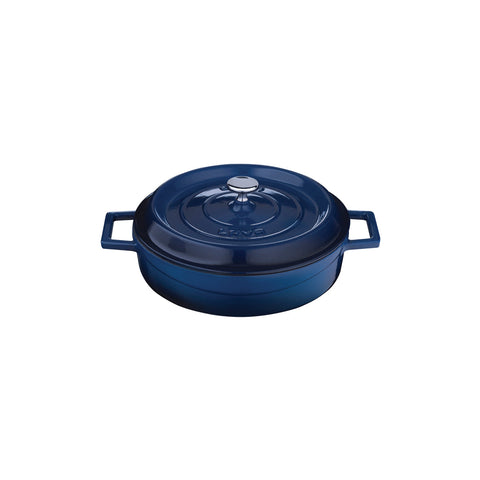 799224-BL Low Round Casserole Low Round Casserole Blue Cast Iron 240mm / 2.4Lt