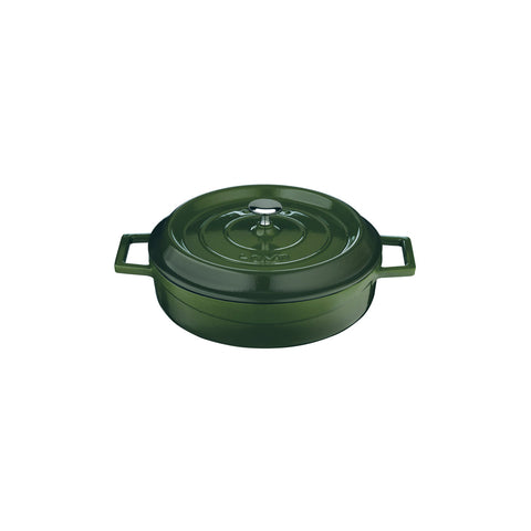 799224-GN Low Round Casserole Low Round Casserole Green Cast Iron 240mm / 2.4Lt