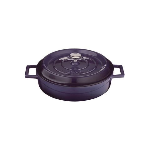 799228-P Low Round Casserole Low Round Casserole Purple Cast Iron 280mm / 3.4Lt