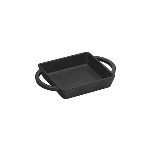799822 Presentation Pieces Lava Cast Iron Mini Square Skillet 120x120mm