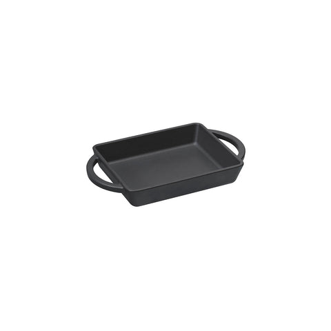 799832 Presentation Pieces Lava Cast Iron Mini Rectangular Skillet 120x150mm