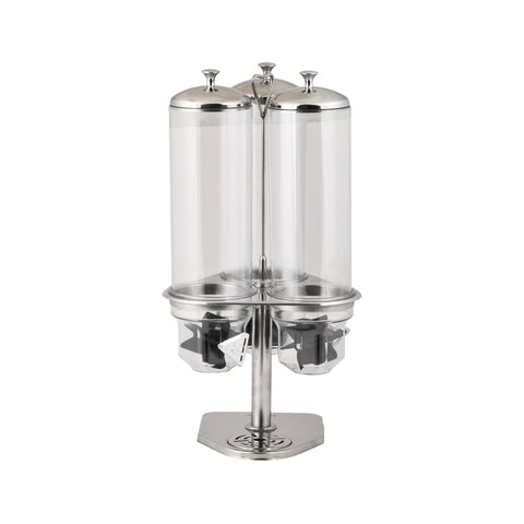83093 Dispensers & Spare Parts Sunnex Revolving Triple Cereal Dispenser 284x305x605mm / 4lt