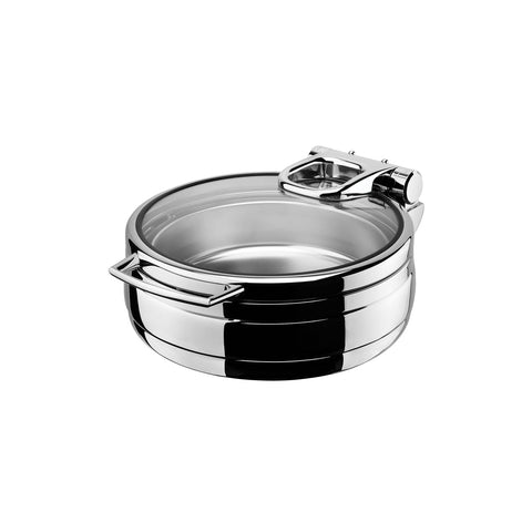 8320003 Athena Regal Induction Chafer Regal Round Induction Chafer Small - Glass Lid 400x490x150mm