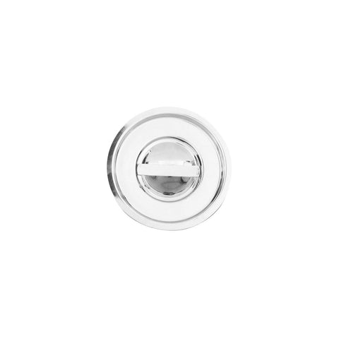 84302-C Round Stainless Steel Canisters & Covers Round Canister Cover 145mm CH May Catering Supplies
