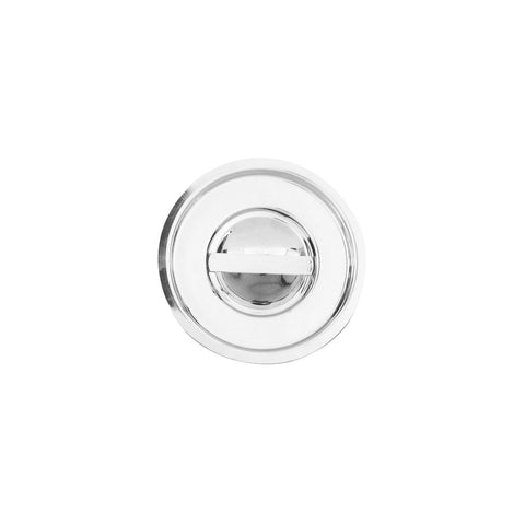 84303-C Round Stainless Steel Canisters & Covers Round Canister Cover 185mm CH May Catering Supplies