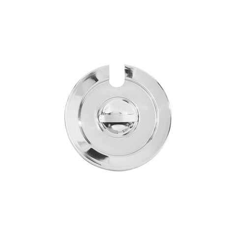 84411-C Round Stainless Steel Soup / Bain-Marie Inserts & Covers Round Soup / Bain-Marie Notched Cover 285mm CH May Catering Supplies