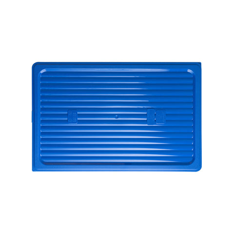 GastroPlast 859100-BL 1/1 Size Polypropylene Cover Blue 530x325mm CH May Catering Supplies