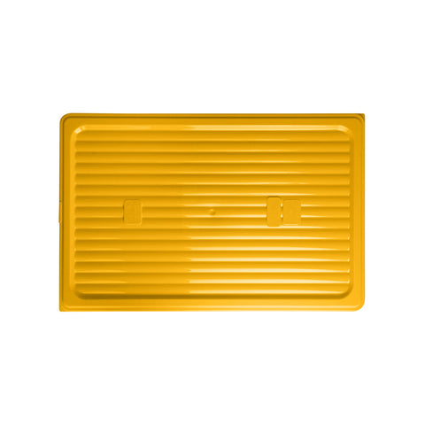 GastroPlast 859100-Y 1/1 Size Polypropylene Cover Yellow 530x325mm CH May Catering Supplies