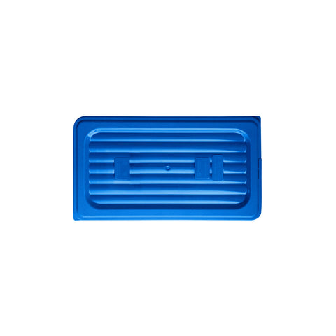 GastroPlast 859300-BL 1/3 Size Polypropylene Cover Blue 325x175mm CH May Catering Supplies
