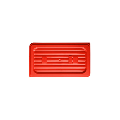 GastroPlast 859300-R 1/3 Size Polypropylene Cover Red 325x175mm CH May Catering Supplies