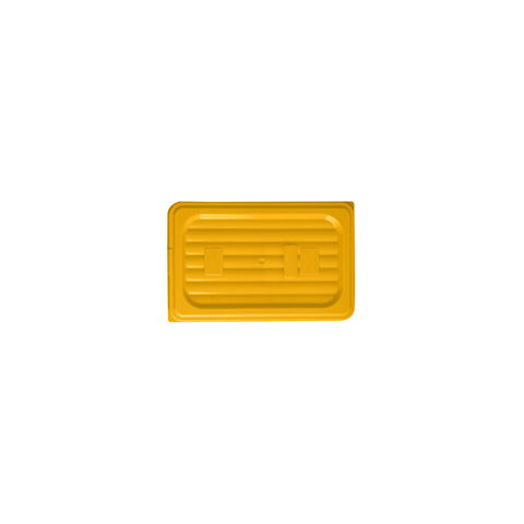 GastroPlast 859400-Y 1/4 Size Polypropylene Cover Yellow 265x162mm CH May Catering Supplies