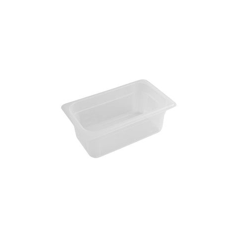 GastroPlast 859404 1/4 Size Polypropylene Pan 265x162x100mm CH May Catering Supplies