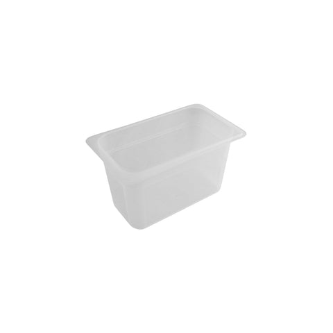 GastroPlast 859406 1/4 Size Polypropylene Pan 265x162x150mm CH May Catering Supplies