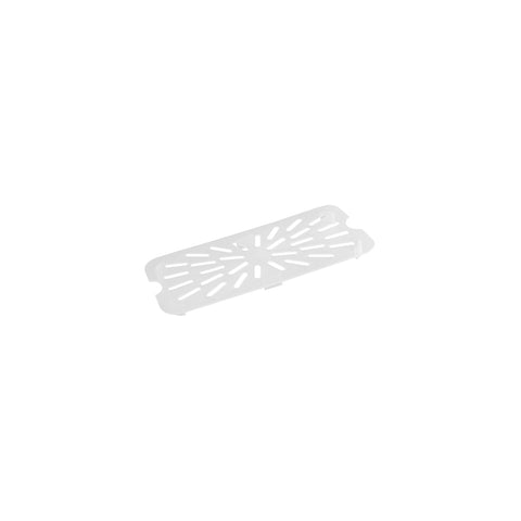 GastroPlast 859410 1/4 Size Polypropylene Drain Plate 265x162mm CH May Catering Supplies