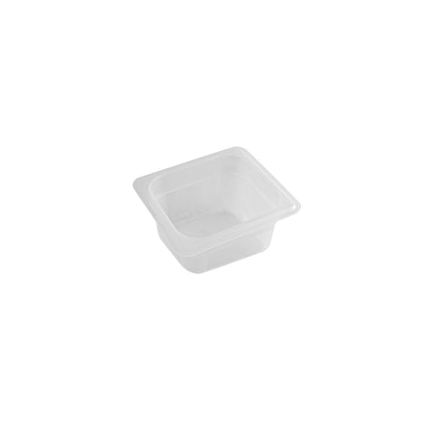 GastroPlast 859602 1/6 Size Polypropylene Pan 176x162x65mm CH May Catering Supplies