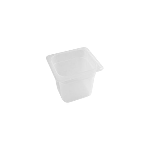 GastroPlast 859606 1/6 Size Polypropylene Pan 176x162x150mm CH May Catering Supplies