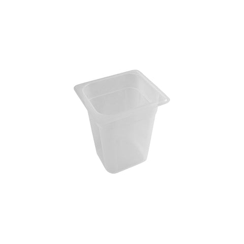 GastroPlast 859608 1/6 Size Polypropylene Pan 176x162x200mm CH May Catering Supplies