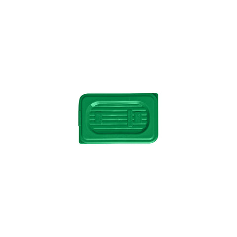 GastroPlast 859900-GN 1/9 Size Polypropylene Cover Green 176x108mm CH May Catering Supplies